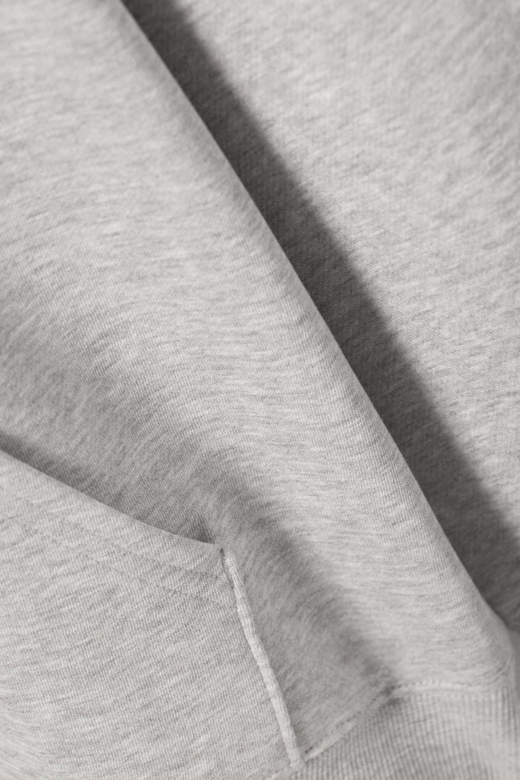 oversized heavyweight hoodie - Light Grey Melange | Weekday WW