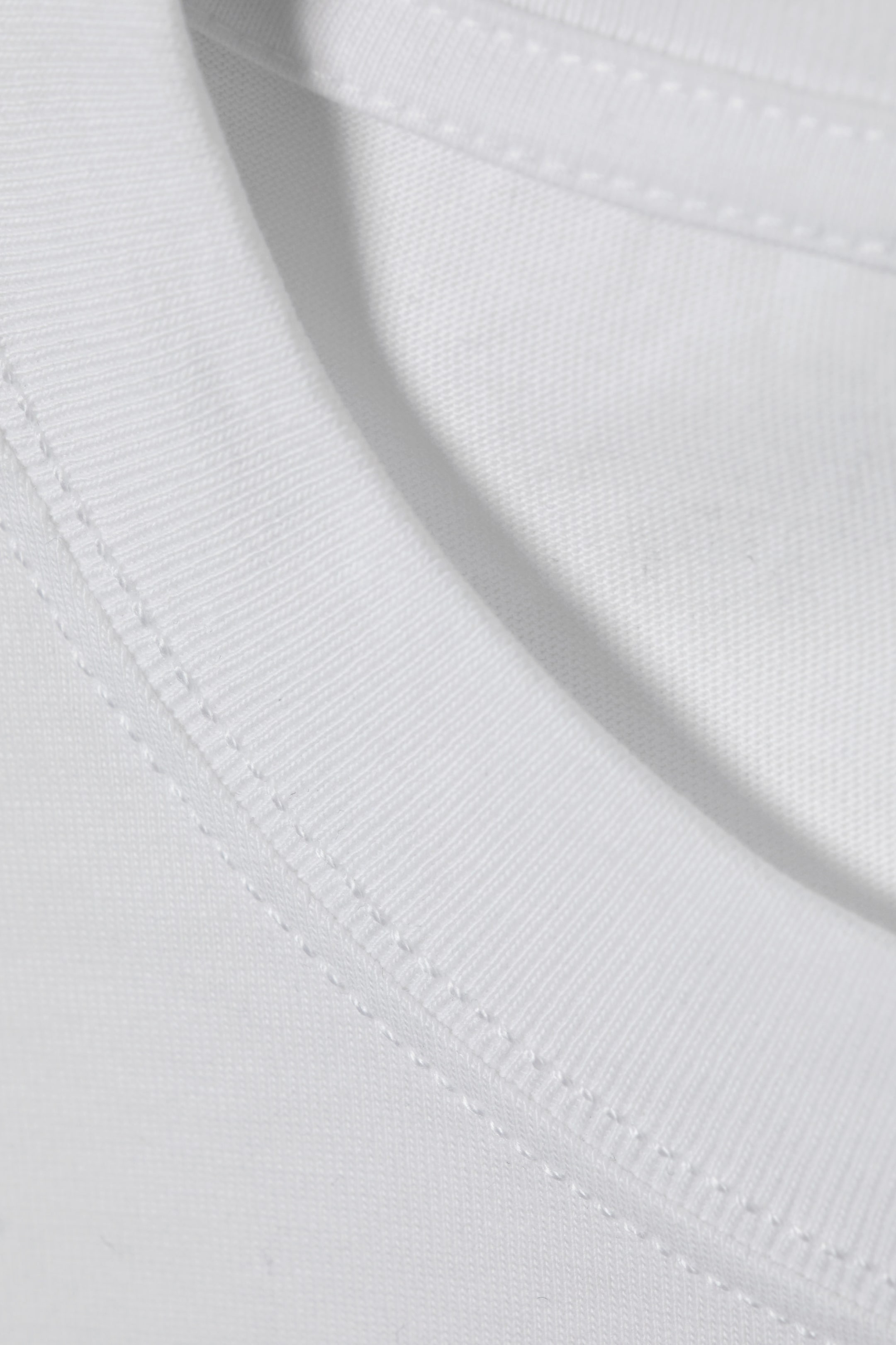 M Logo White - Oversized Graphic Printed T-shirt - 1