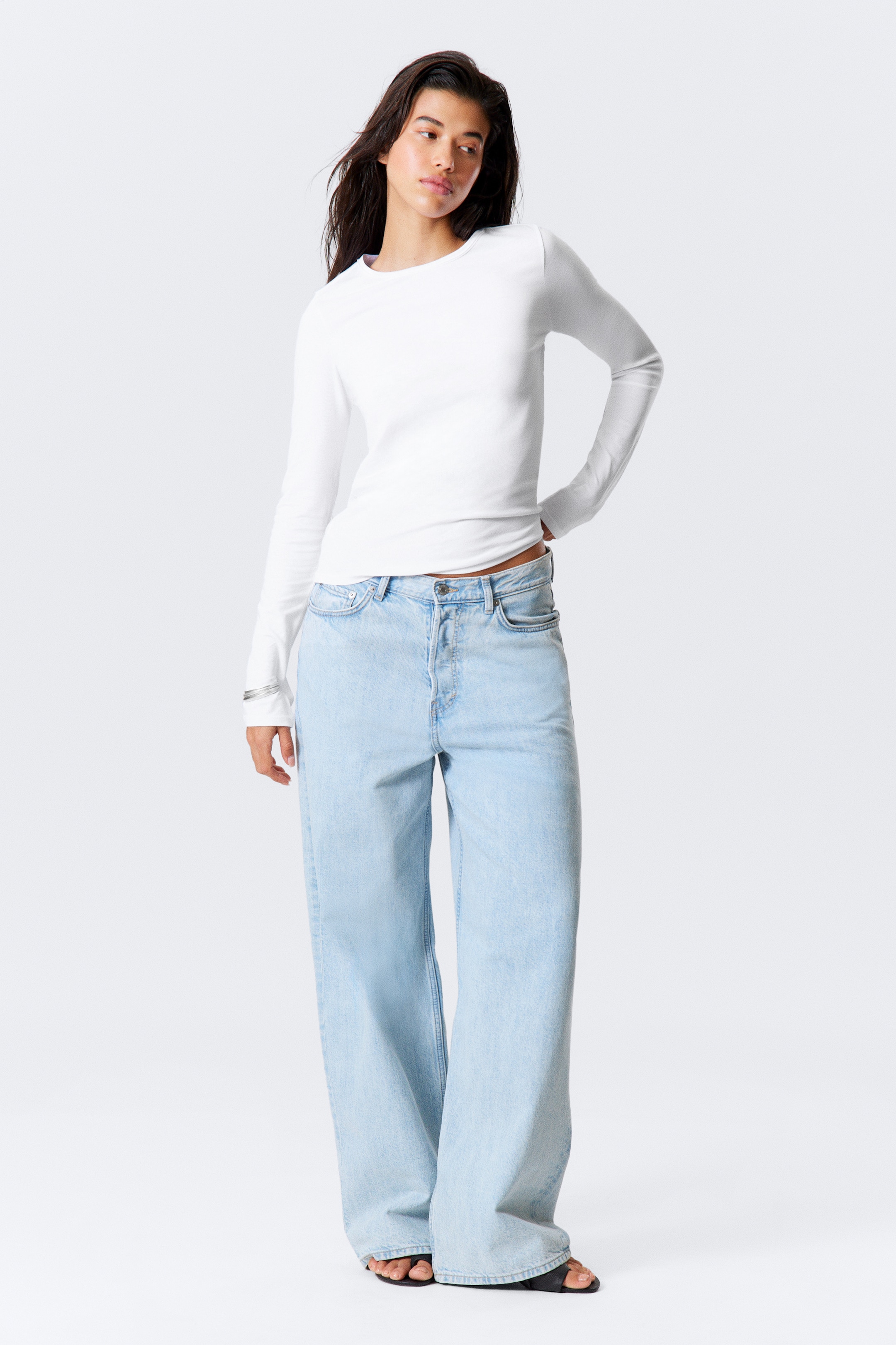 Agrandir l'image: Top en jersey de coton souple - Blanc - FEMME | H&M FR 2