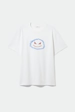 Figur - Oversized T-shirt med grafiskt tryck - 0