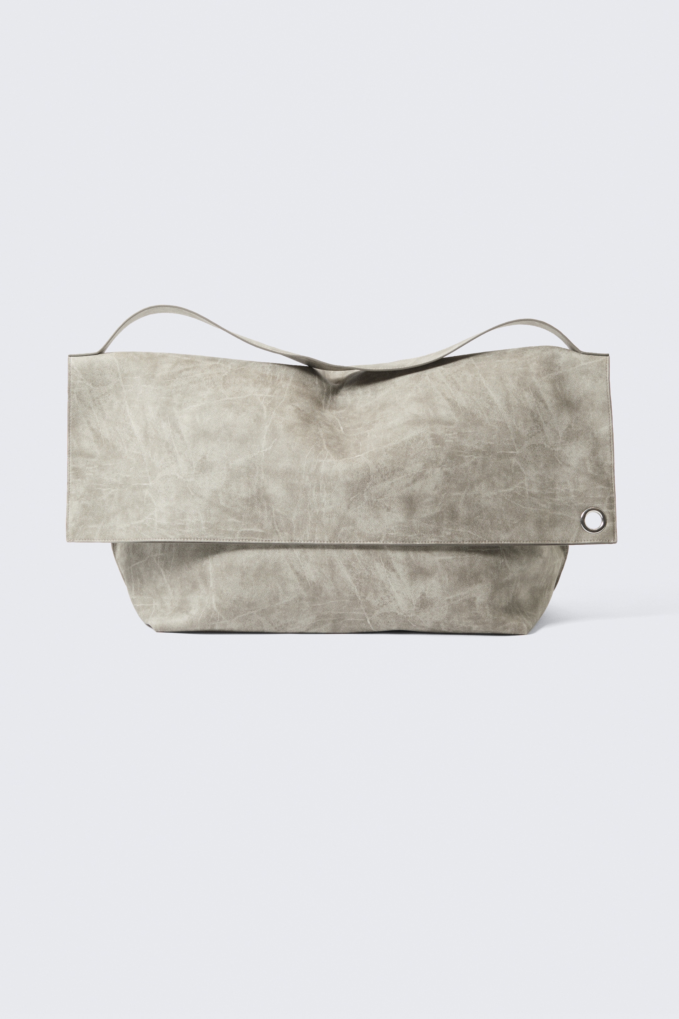 Agrandir l'image: Grand sac pochette en similicuir - Taupe cendré clair - FEMME | H&M CH 1