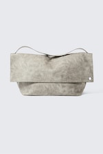 Light Dusty Mole - Large Faux Leather Clutch Bag - 0