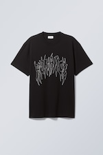 Romance - Oversized-T-Shirt mit Grafikprint - 0
