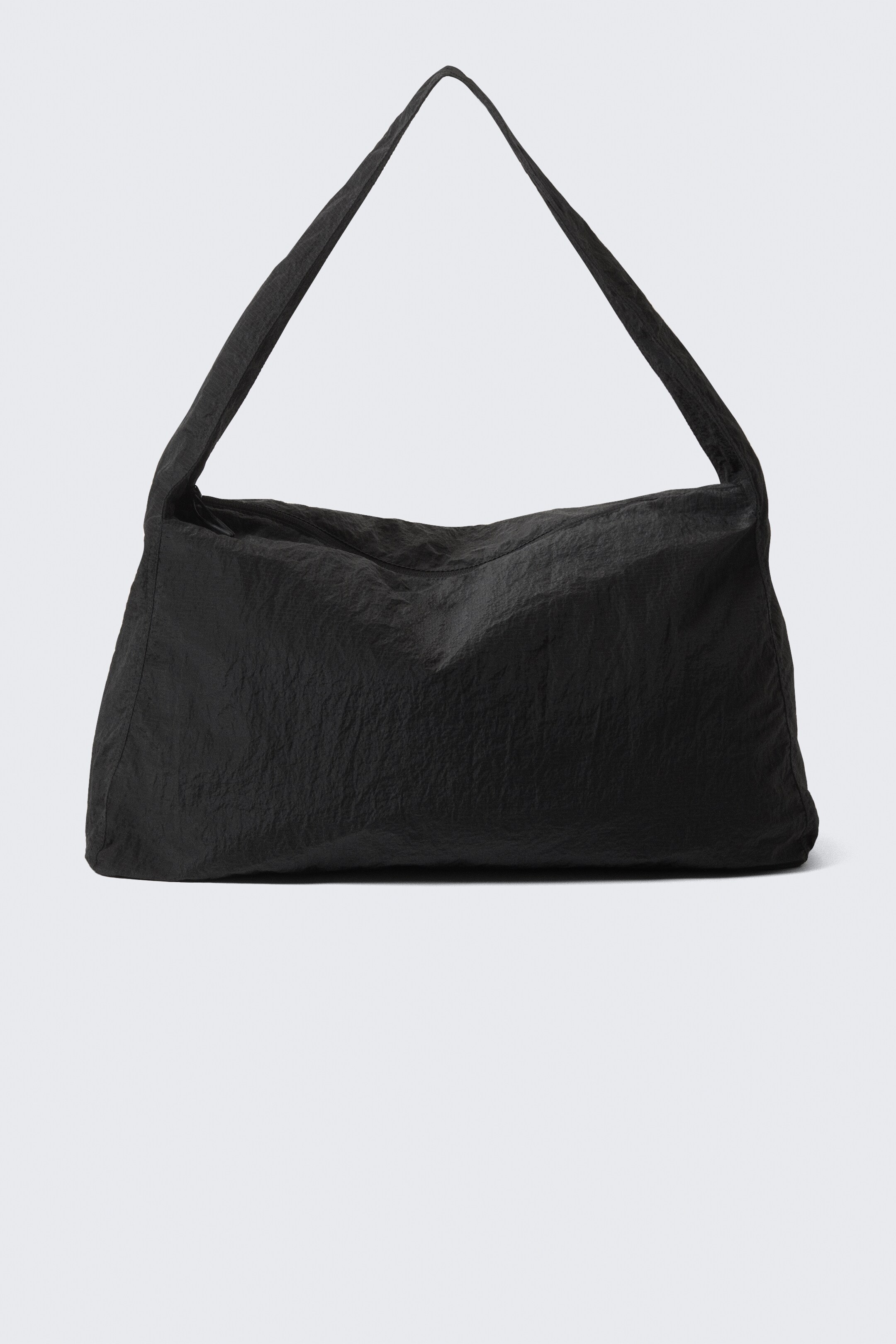 Zobacz większy obraz: Duża torba na ramię z materiału ripstop - Czarny - ONA | H&M PL 1