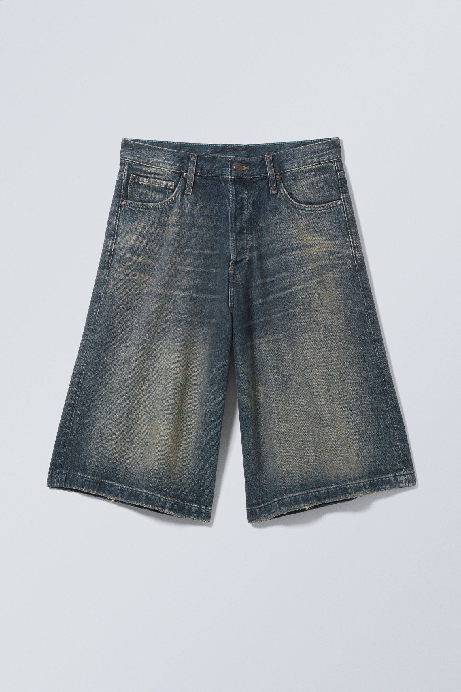 cosmos loose fit denim shorts - Baltic Blue - Dark Blue