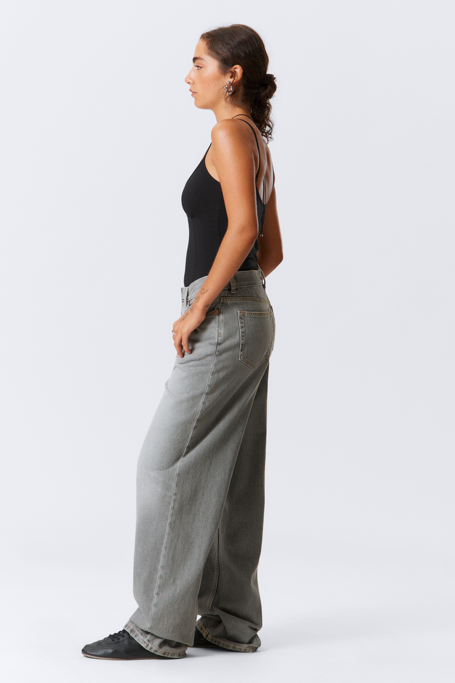 Jeans Rail loose wide leg a vita media - Misty Grey - Light Grey/Deep Ocean Blue - Dark Blue/Tide Blue - Light Blue/Lavaggio blu – Blu scuro/Jackpot Blue - Medium Blue/Current Blue - Dark Blue/Clay Grey - Grey/Ink Black – Nero/Seventeen Blue - Medium Blue - 3