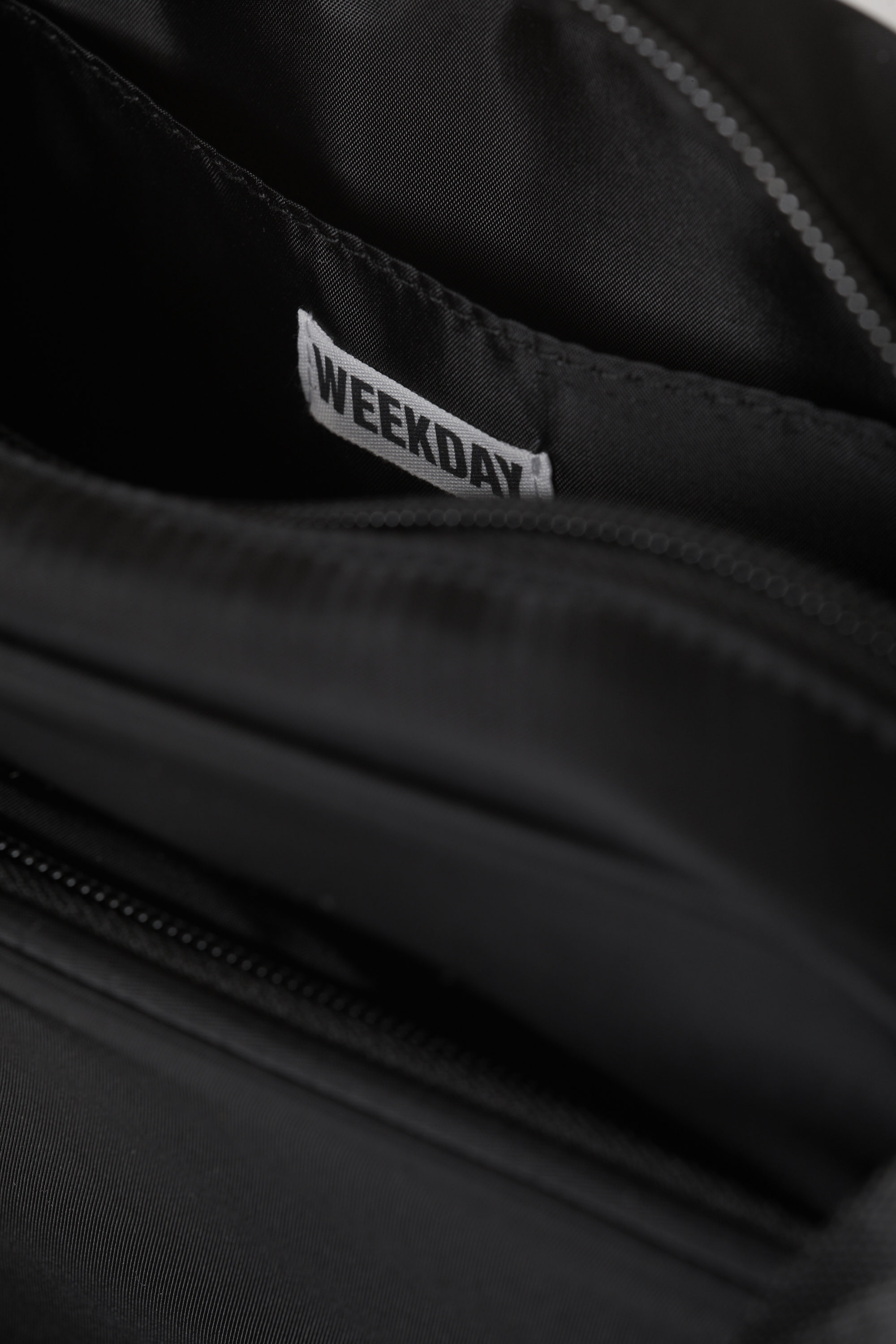 Zwart - Compacte unisex crossbody-tas - 3