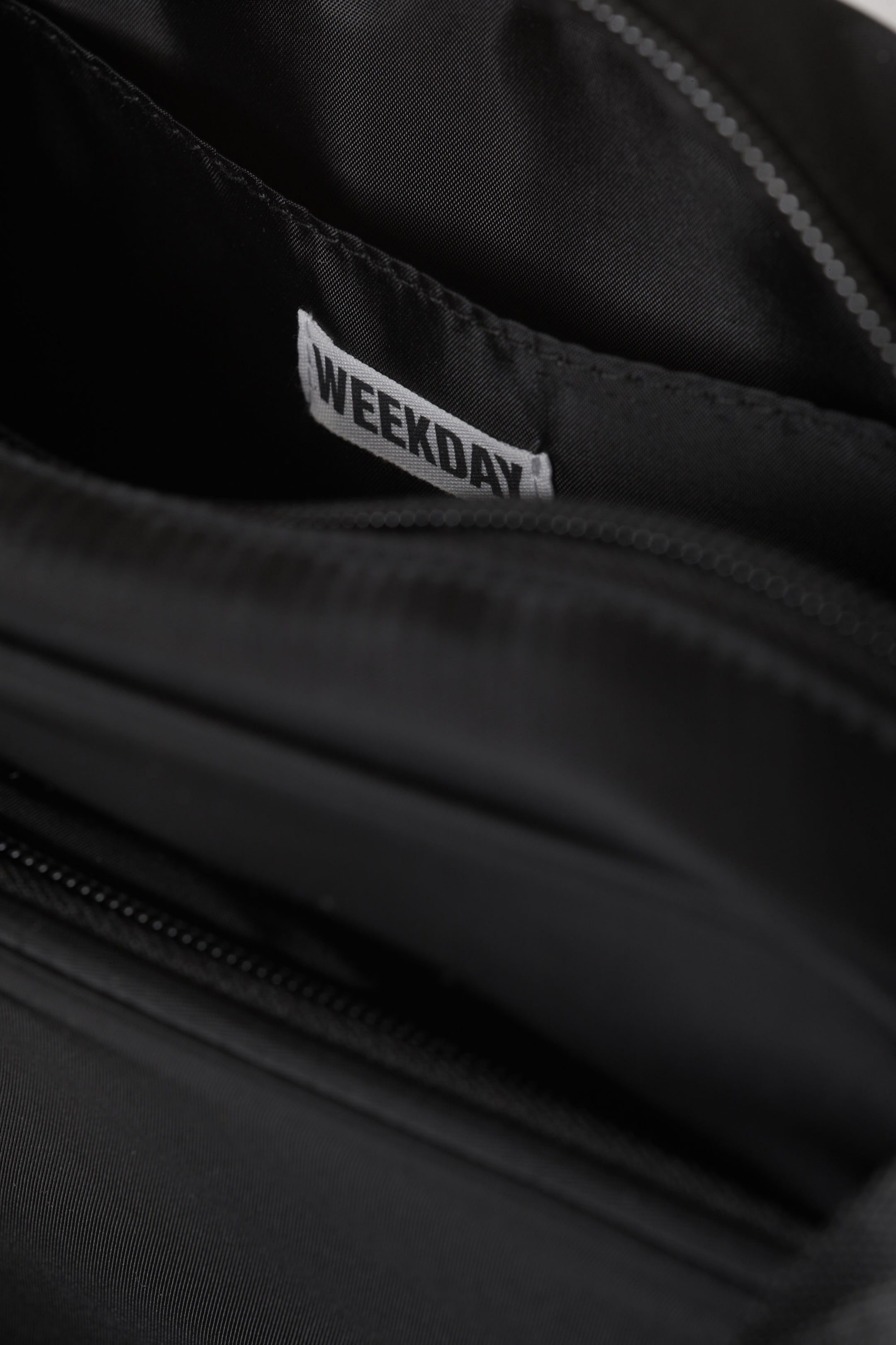 Black - Compact Unisex Crossbody Bag - 3