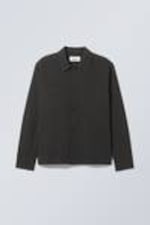 Svart - Overshirt Roland med struktur - 0