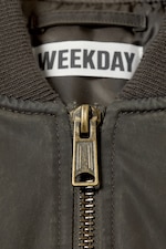 Dusty Mole - Oversized Twill Bomber Jacket - 5