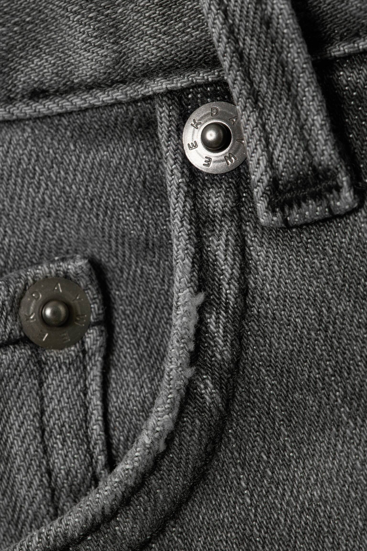 Low Rise Slim Sttraight Leg Jeans - Radio Black - Black - 5