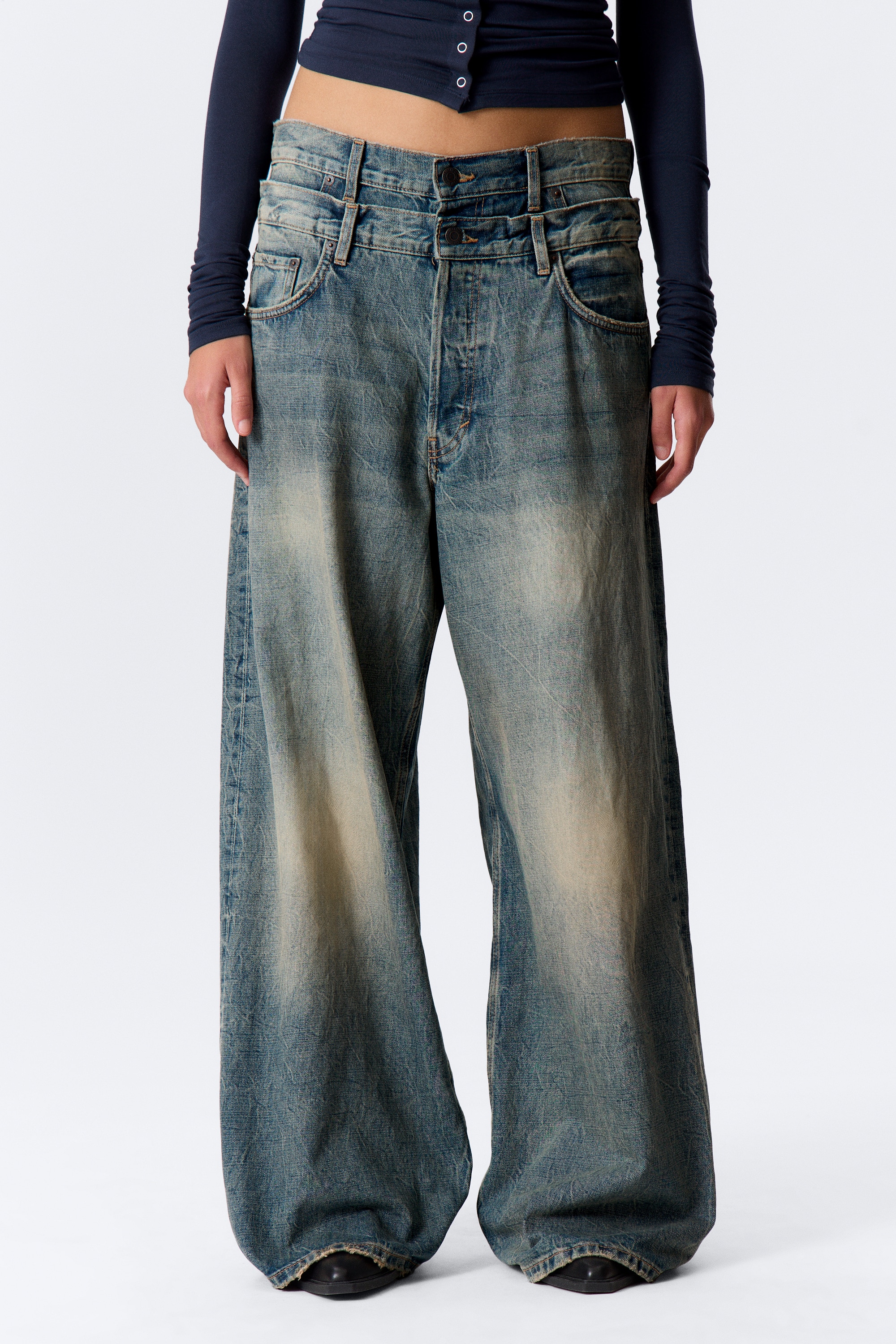 Jeans con doppia vita - Arizona Blue - Blu medio