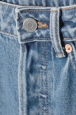 90s Blue - Medium Blue - Pin Mid Rise Regular Straight Jeans - 1