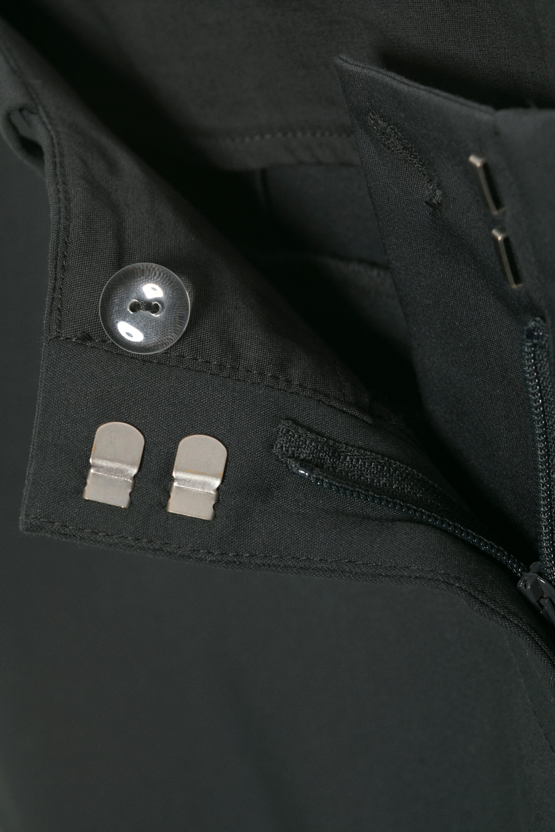 Dark Grey - Low waist Bootcut suiting trousers - 2