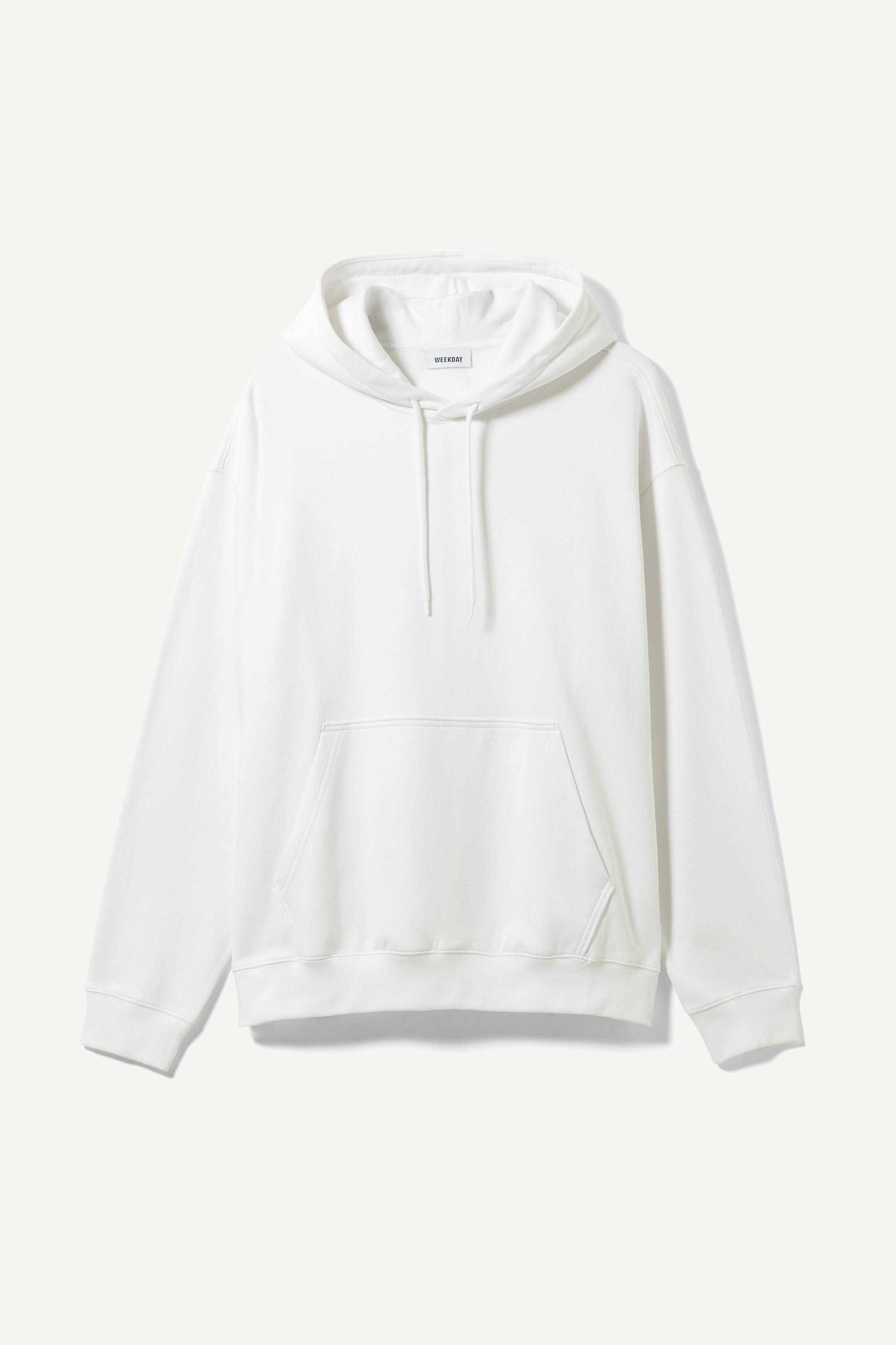 White - Oversized Midweight Hoodie - 0