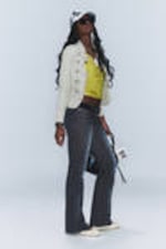Mabel Blue - Dark Blue - Booty Bei Low Waist Skinny Bootcut Jeans - 1