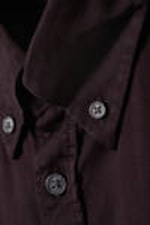 Dark Brown - Oversized Draped Boxy Short-Sleeved Shirt - 5