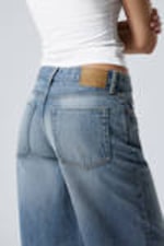 Blue Stream - Medium Blue - Dynasty Low Rise Loose Wide Leg Jeans - 3