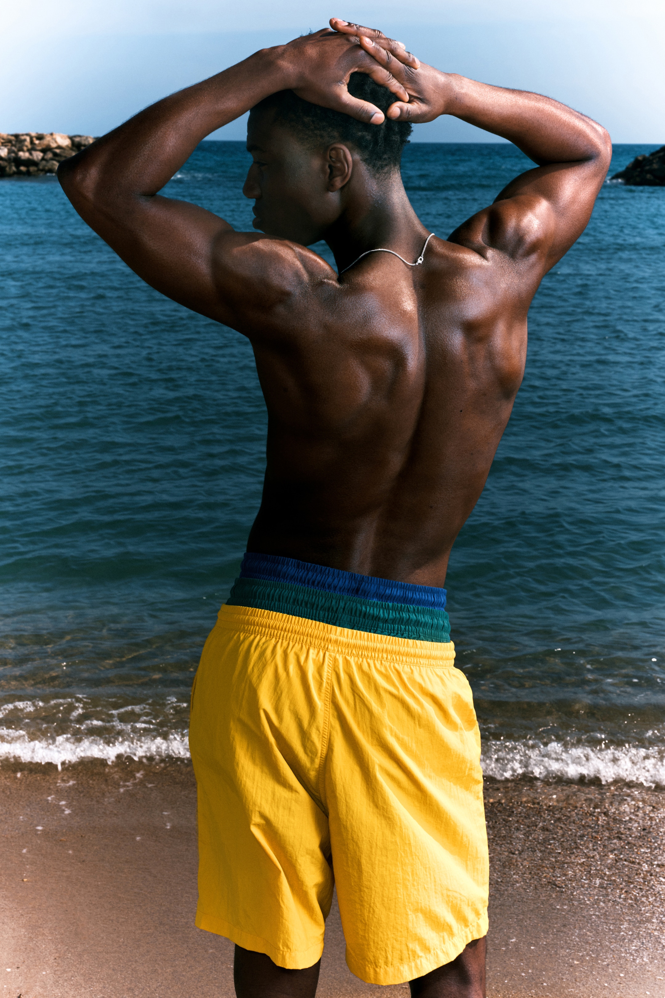 Visualizza immagine più grande: Pantaloncini da mare Ed - Giallo - UOMO | H&M IT 3