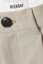 Beige - Uno - Weite Anzughose - 1