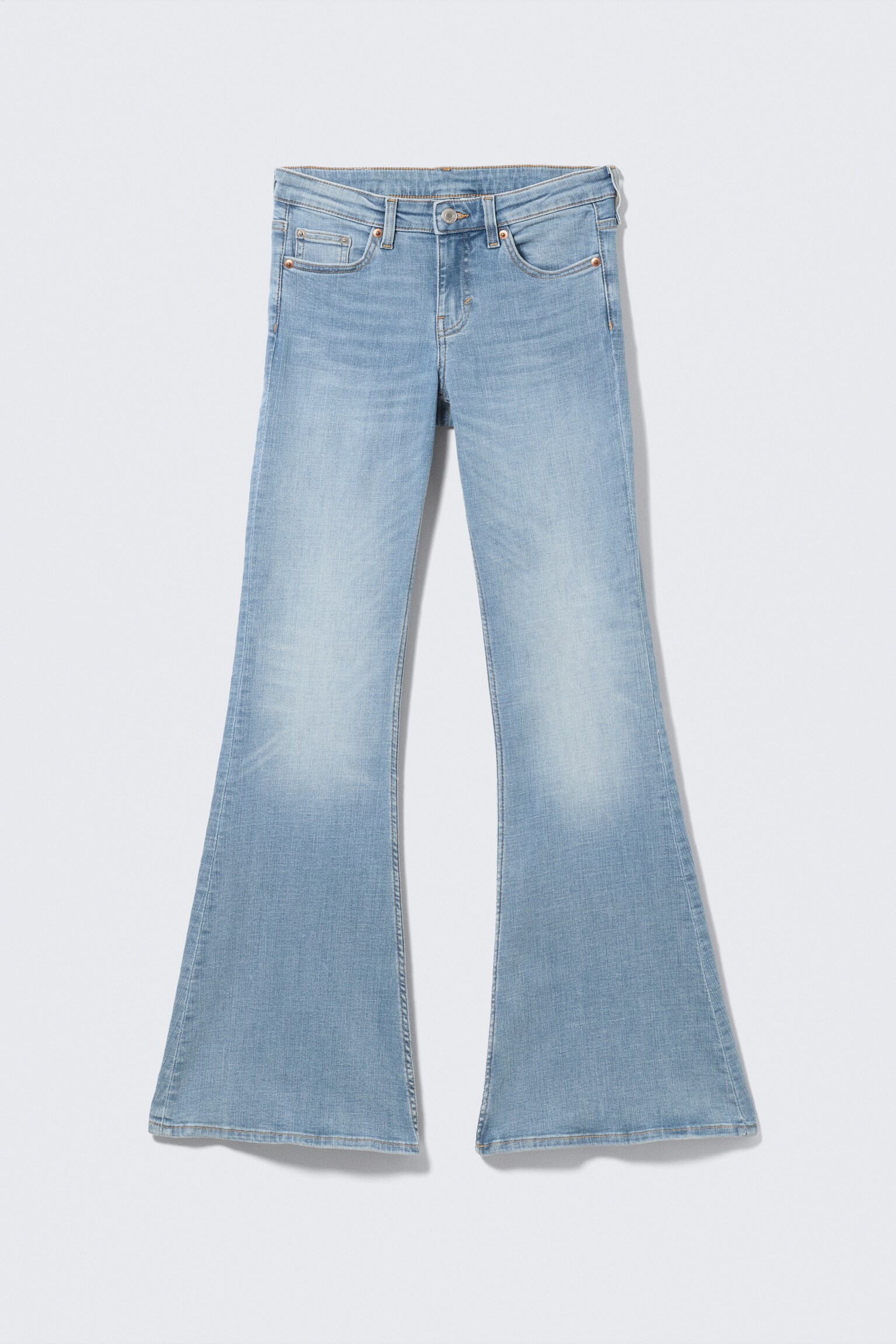 Katsumi Low Rise Slim Flared Leg Jeans - Snow Blue - Hellblau/Phantom Black - Schwarz/Lake Blue - Mittelblau/Desert Blue - Dunkelblau/Board Blue - Mittelblau - 2