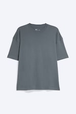 Dunkelgrau - Oversized T-Shirt im kastigen Fit - 3