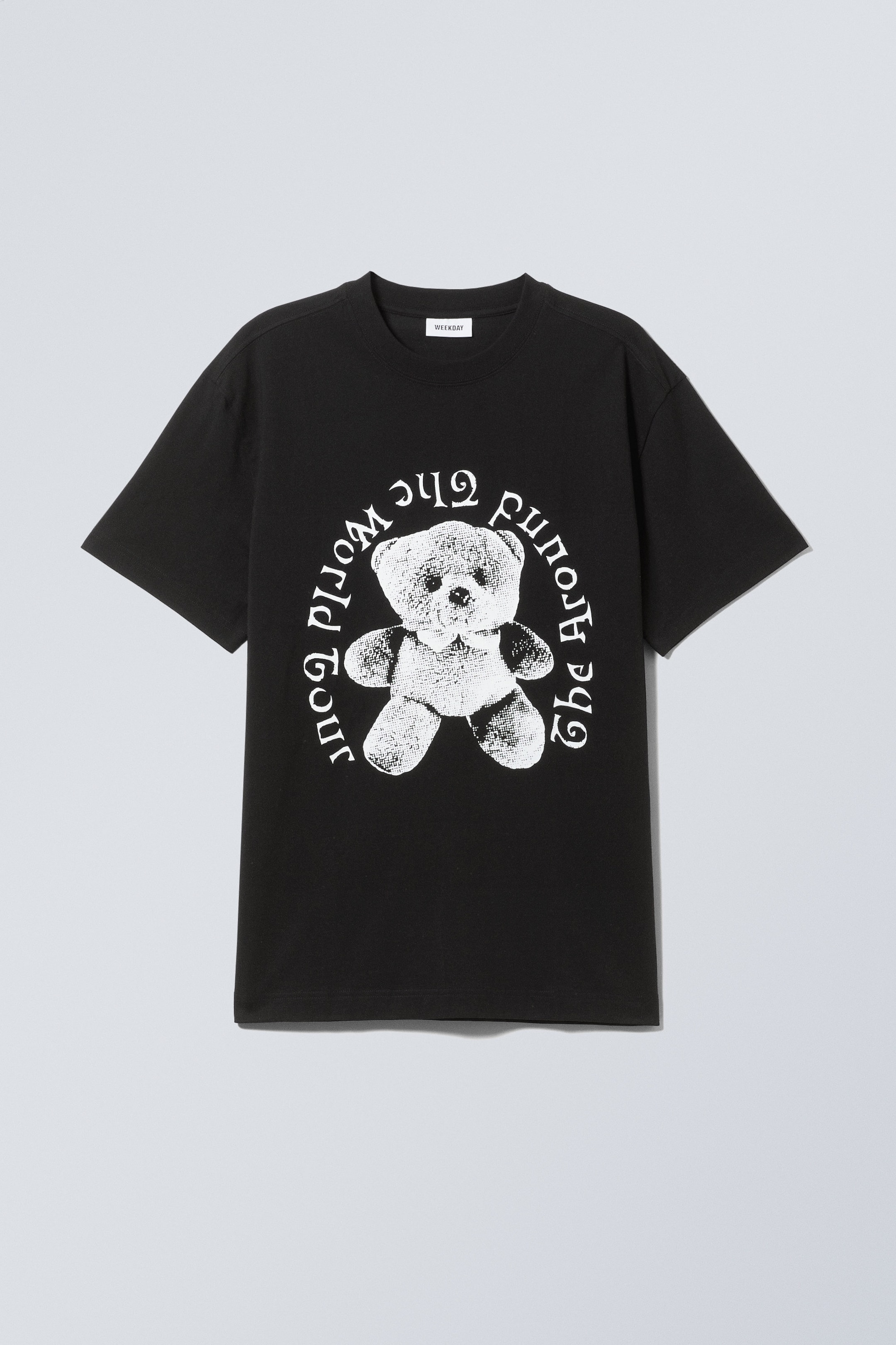 World Tour - Oversized Graphic Printed T-shirt - 0