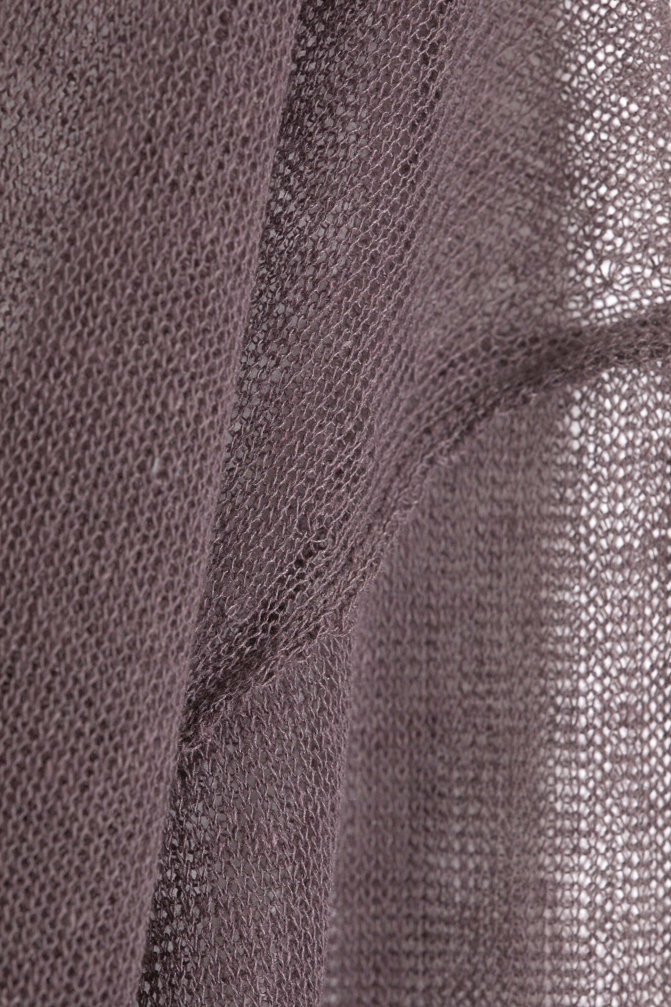 Staubiges Lila - Pullover aus Leinenmix - 4