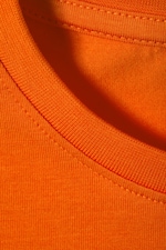 Orange - Langärmliges Mini-Crop-Top - 1