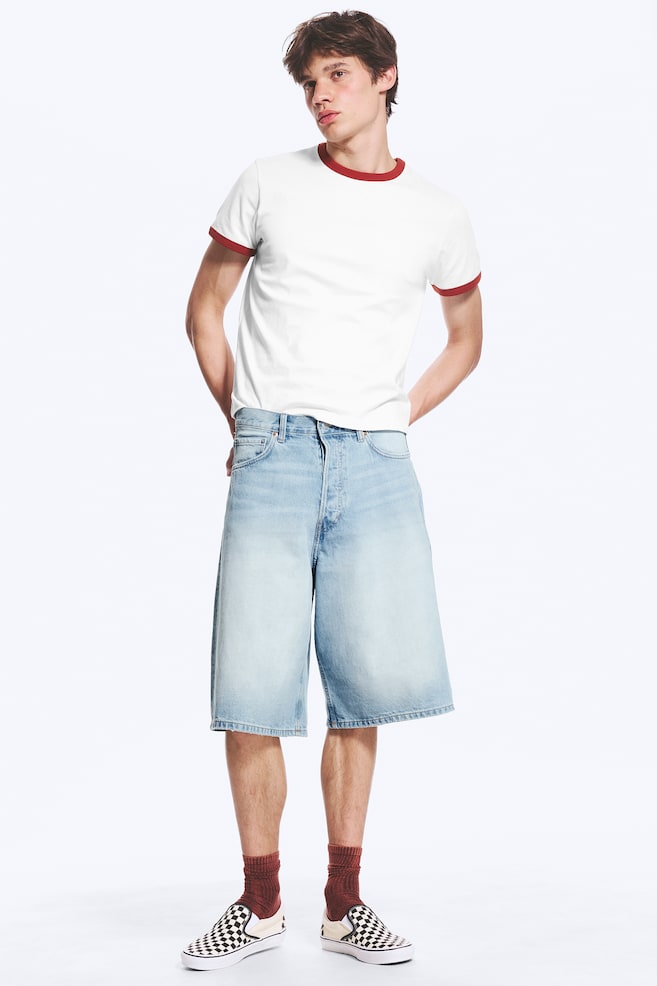Pantaloni scurți Astro cu talie medie și croială largă - Kimberley Blue - Albastru deschis/Black Rinse - Black/Blue Hymn - Albastru Mediu/Blue Rinse - Dark Blue - 1