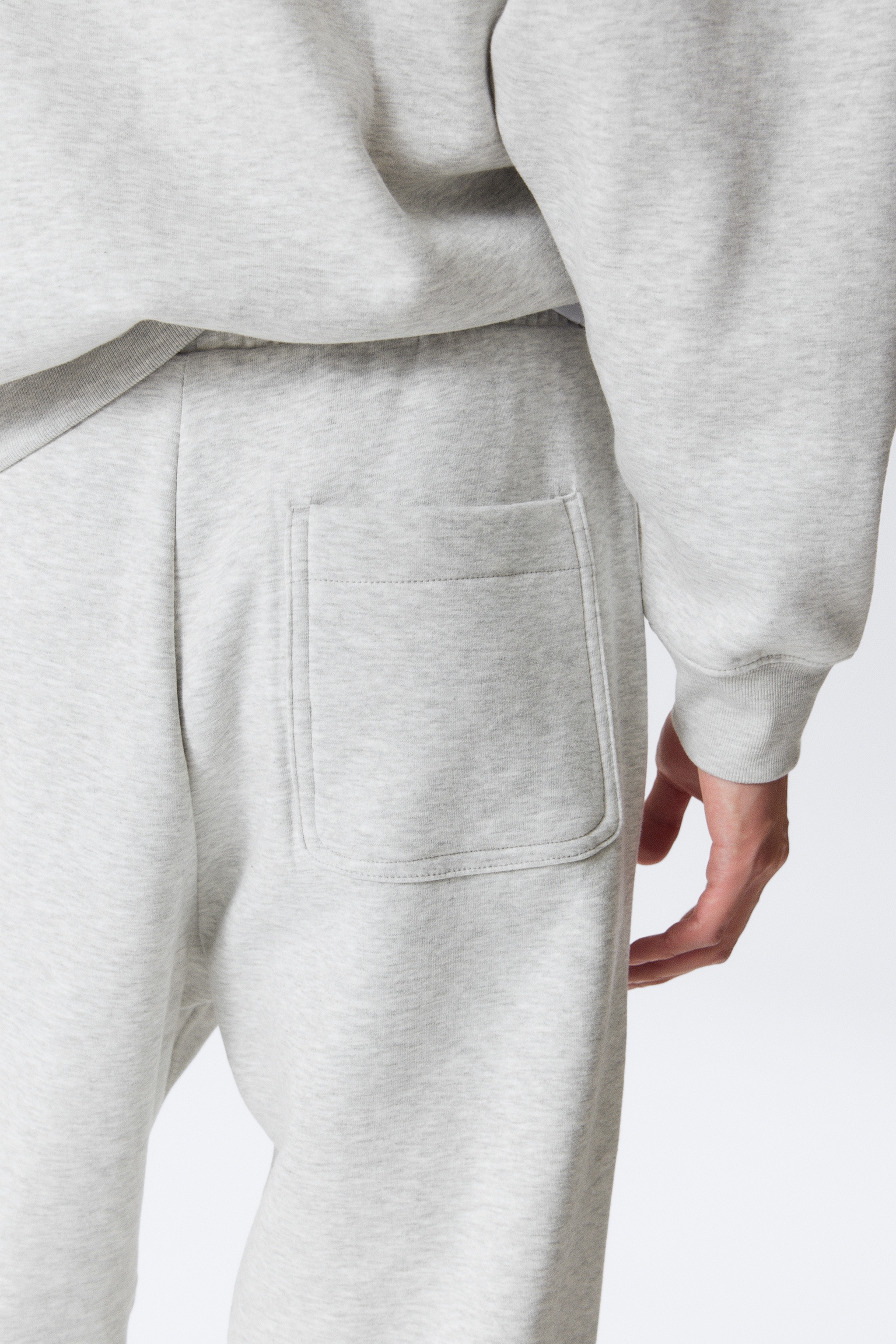 Pantalon de jogging classique - Gris chiné/Marron foncé/Noir - 3