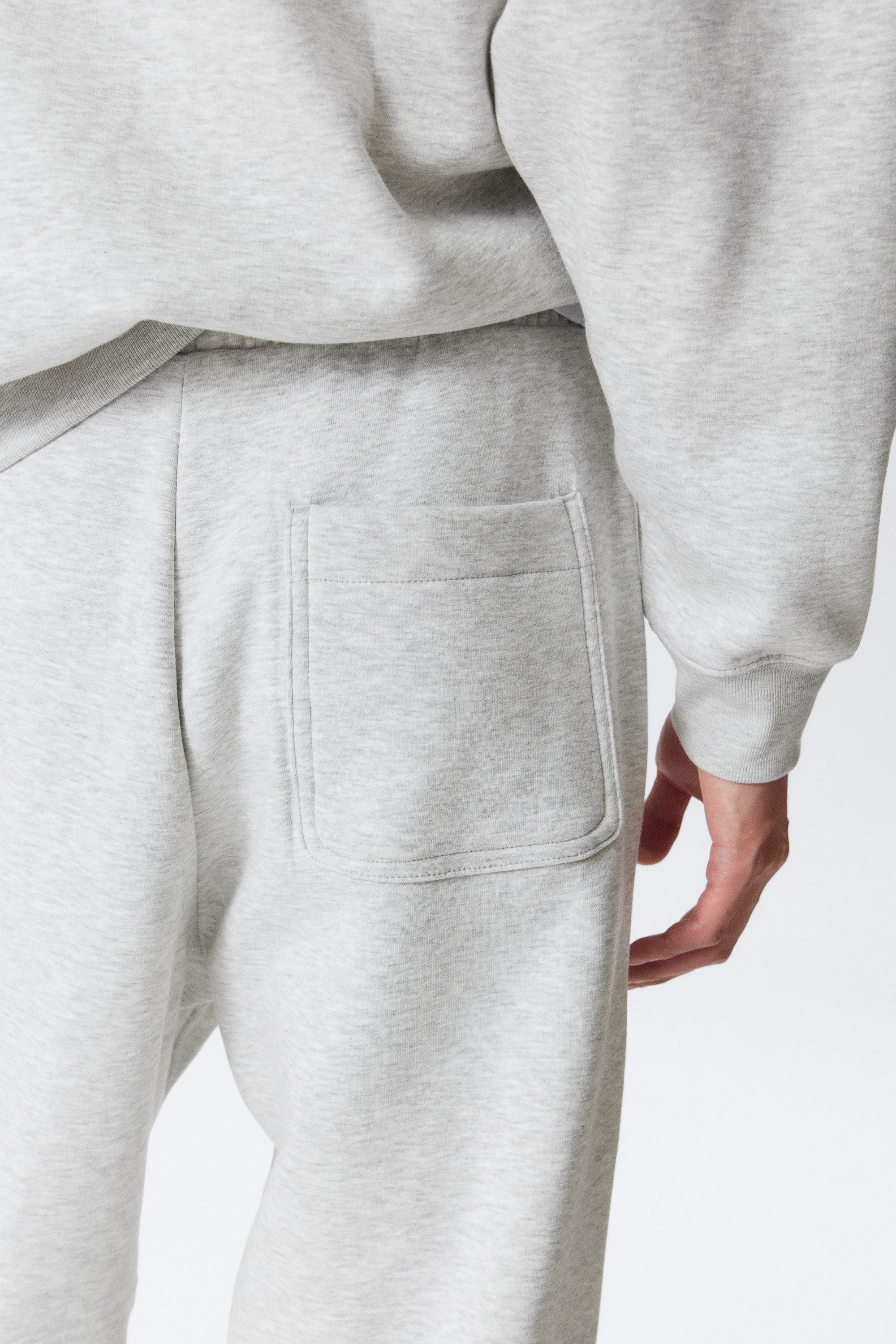 Grey Melange - Classic Sweatpants - 3