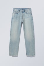Verona blue - Space avslappet rett jeans med mellomhøyt liv - 5