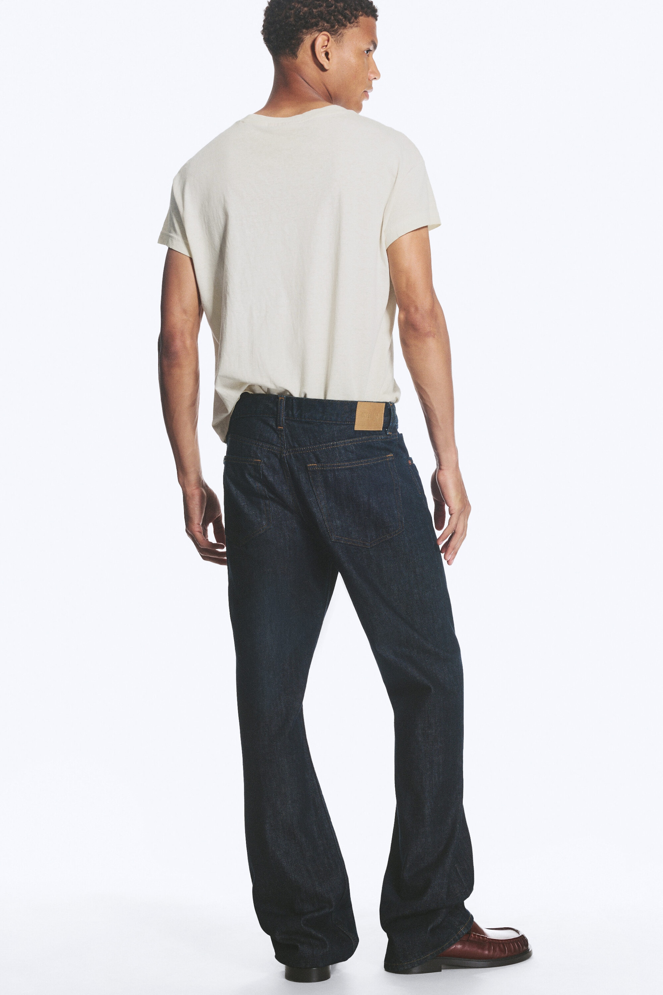 Blue Rinse – Bleu foncé - Jean bootcut décontracté taille mi-haute Mercury - 5