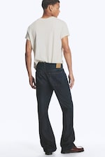 Blue Rinse – Bleu foncé - Jean bootcut décontracté taille mi-haute Mercury - 5