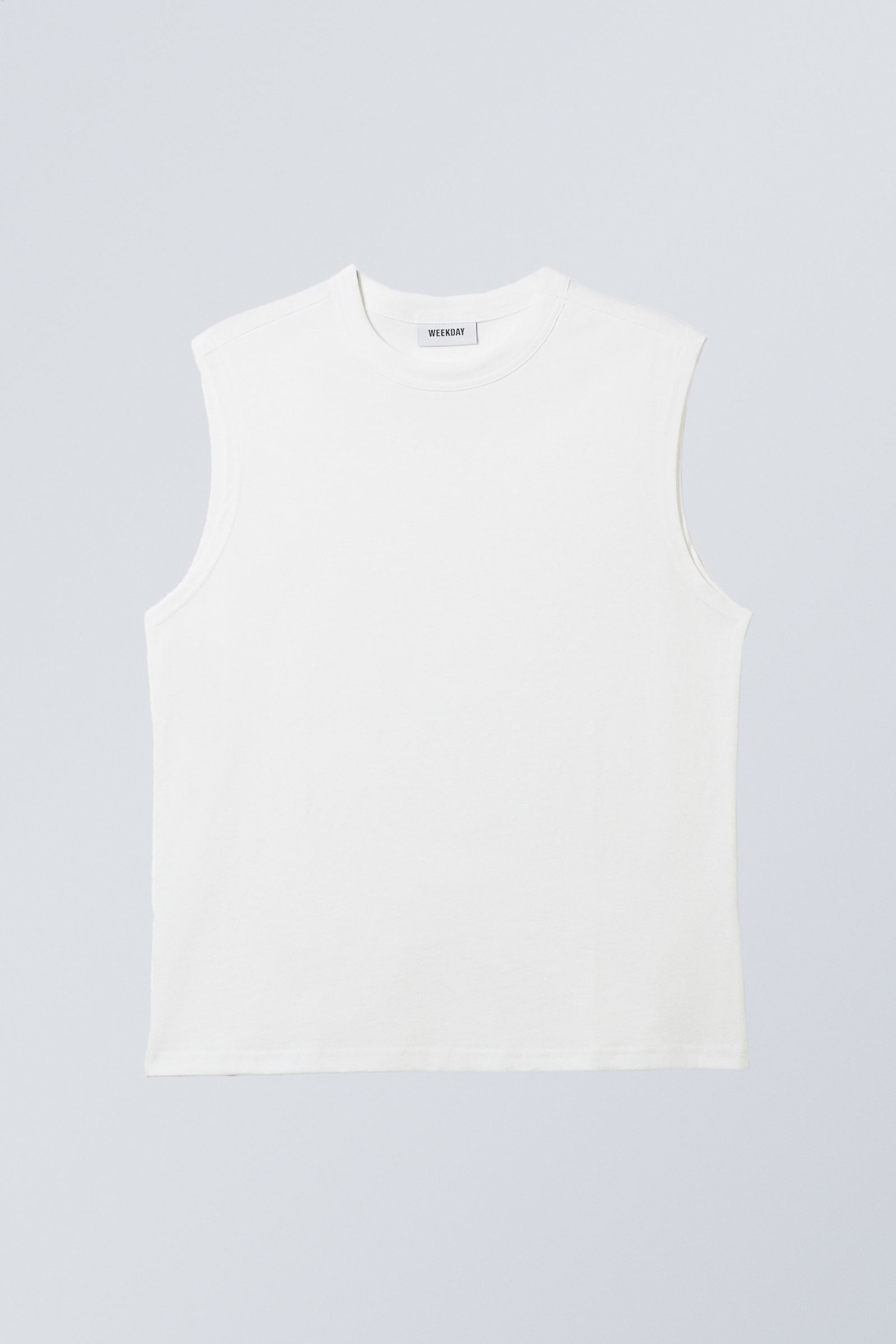 White - Boxy Tank Top - 0