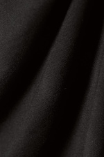 Black - Jwan Drape Longsleeve Top - 1