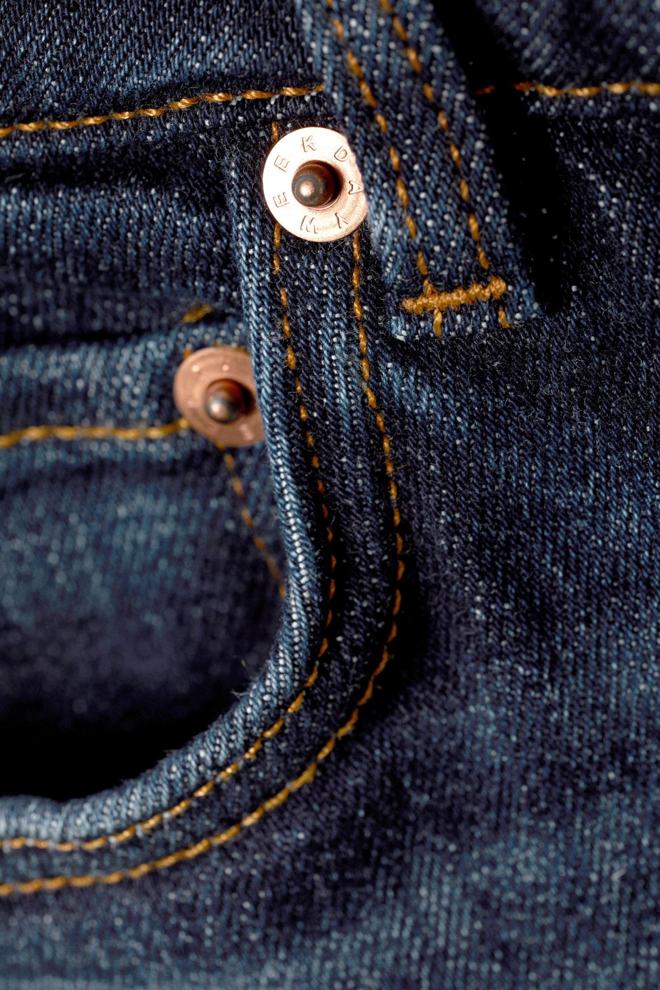 Vein Blue - Dunkelblau - Flame Low Waist Slim Flared Leg Jeans - 10