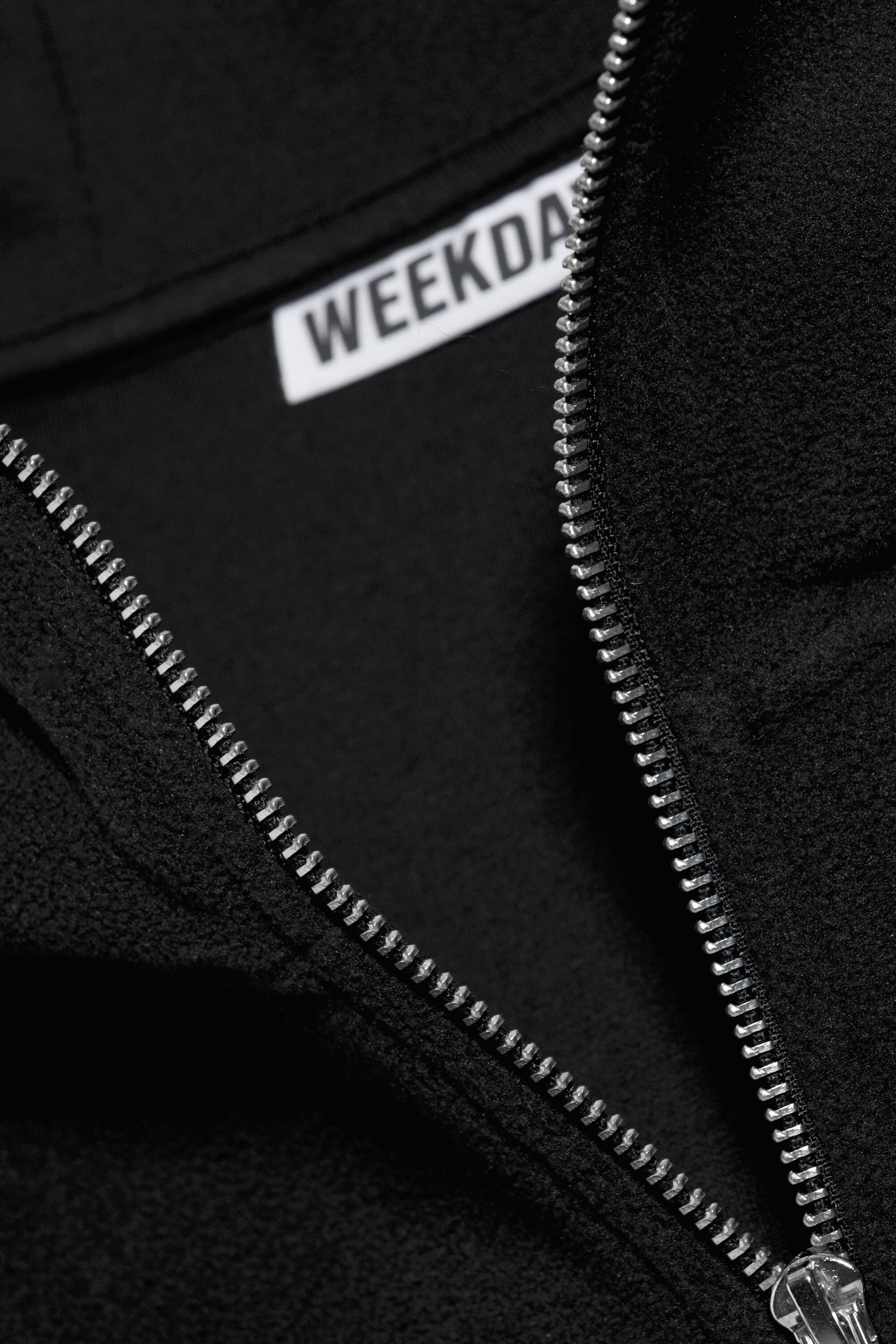 Black - Oversized Bonded scuba hoodie - 2