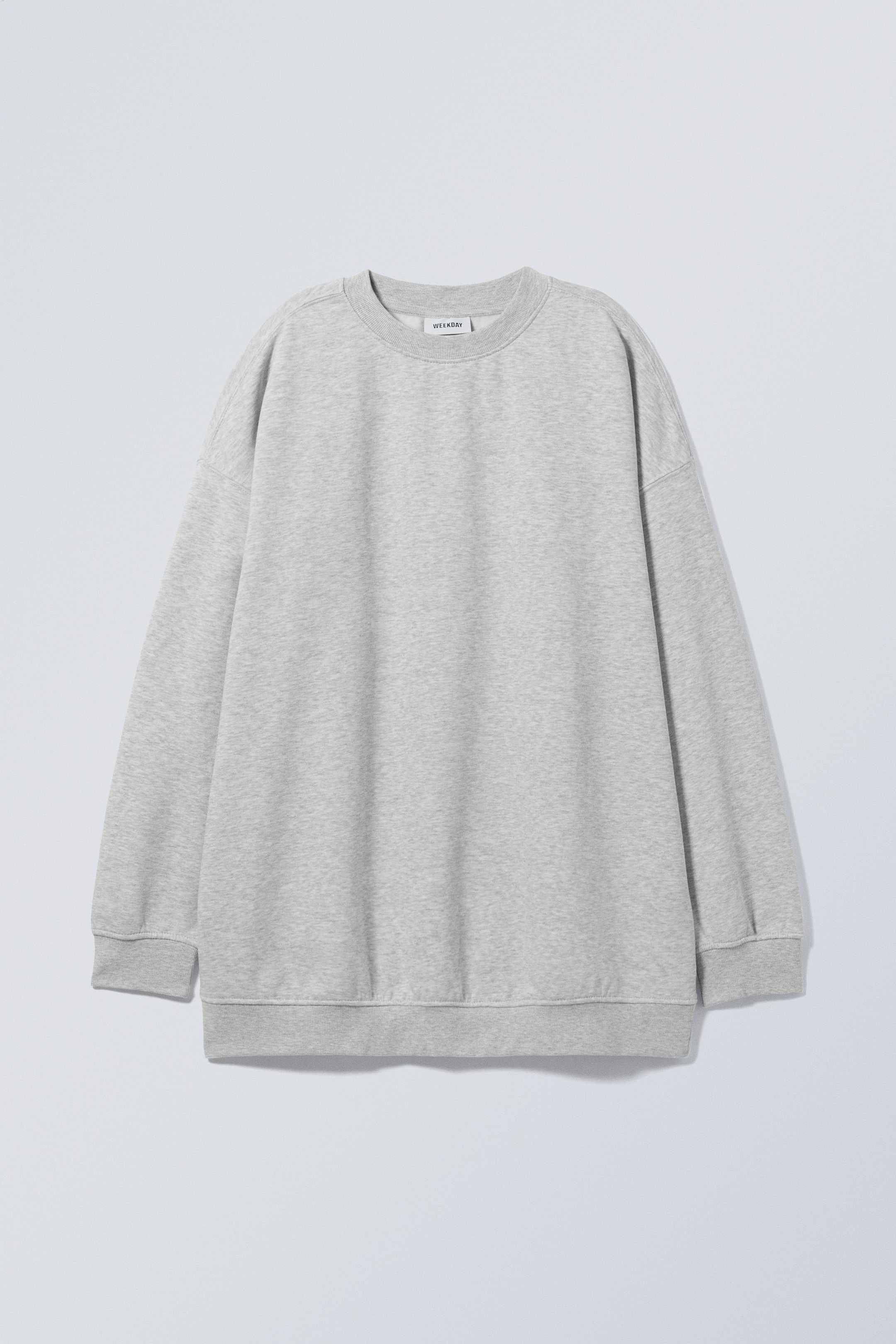 Grey melange - Super Oversized Sweatshirt - 0