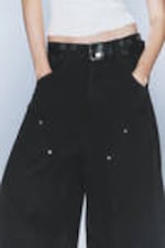 Washed Black - CM x LB Dunno Washed Black Unisex Carpenter Jorts - 3
