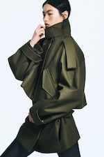 Vert kaki - Trench technique superposé - 1