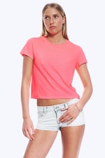 Neon PInk - Regular Fit Mini T-shirt - 0