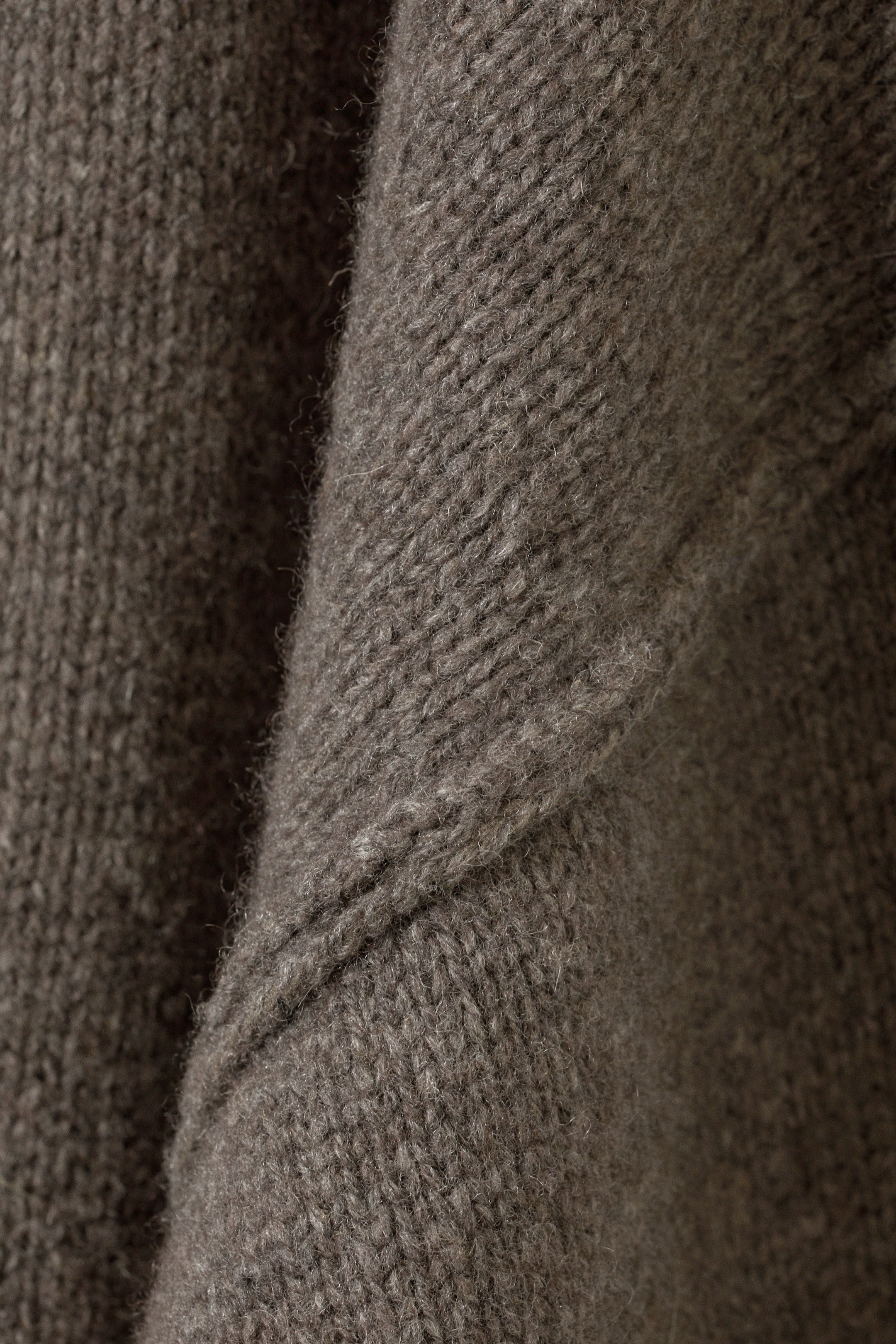 View larger image: Eloise Oversized Wool Sweater - Dark Mole - Ladies | H&M GB 2