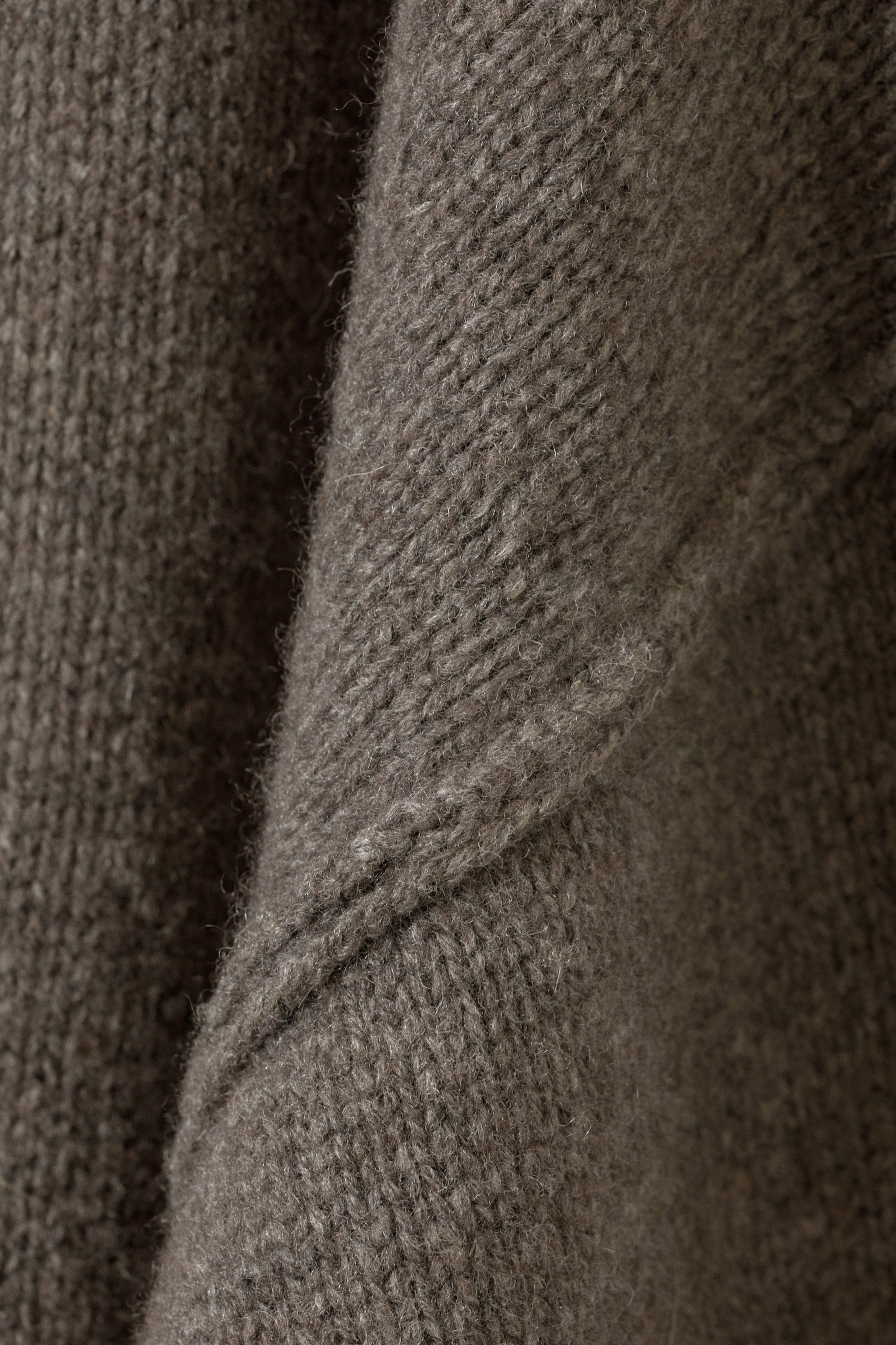 Dark Mole - Eloise Oversized Wool Sweater - 1