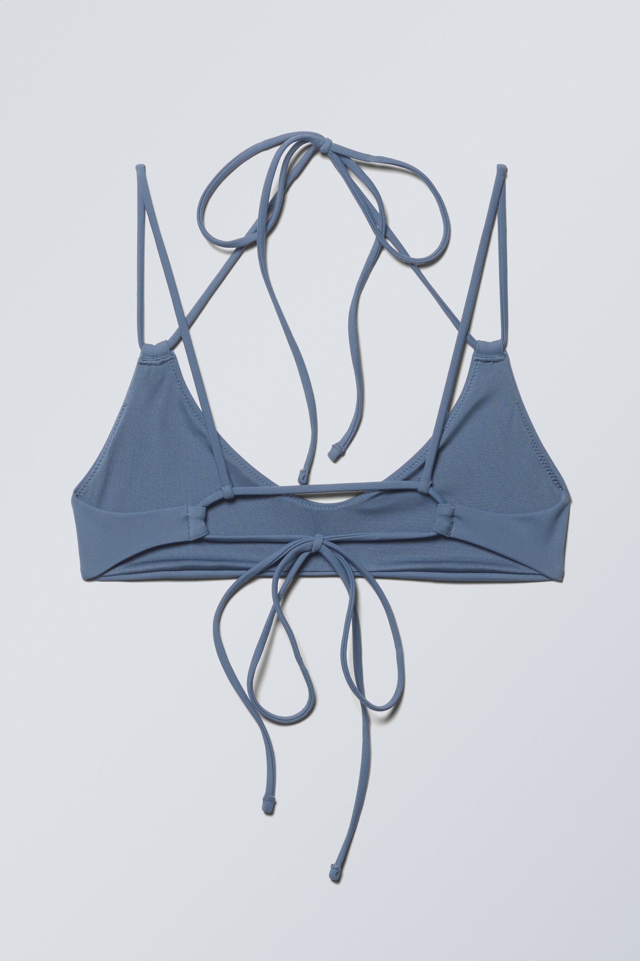 Преглед на по-голямо изображение: Strappy Bikini Top - Dusty Blue - ЖЕНИ | H&M BG 2