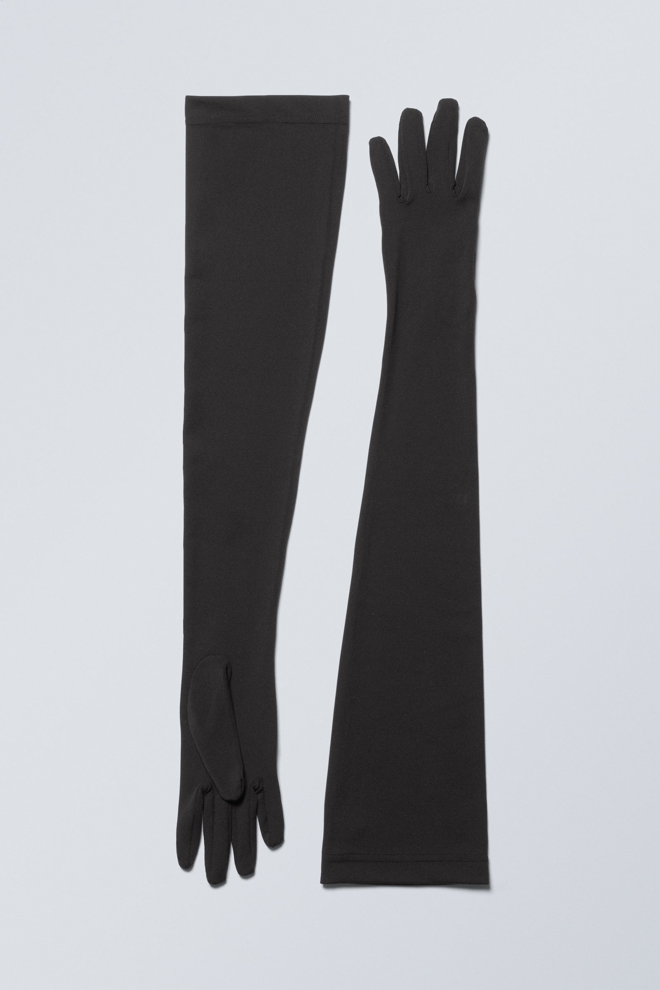Black - Long Finger Gloves