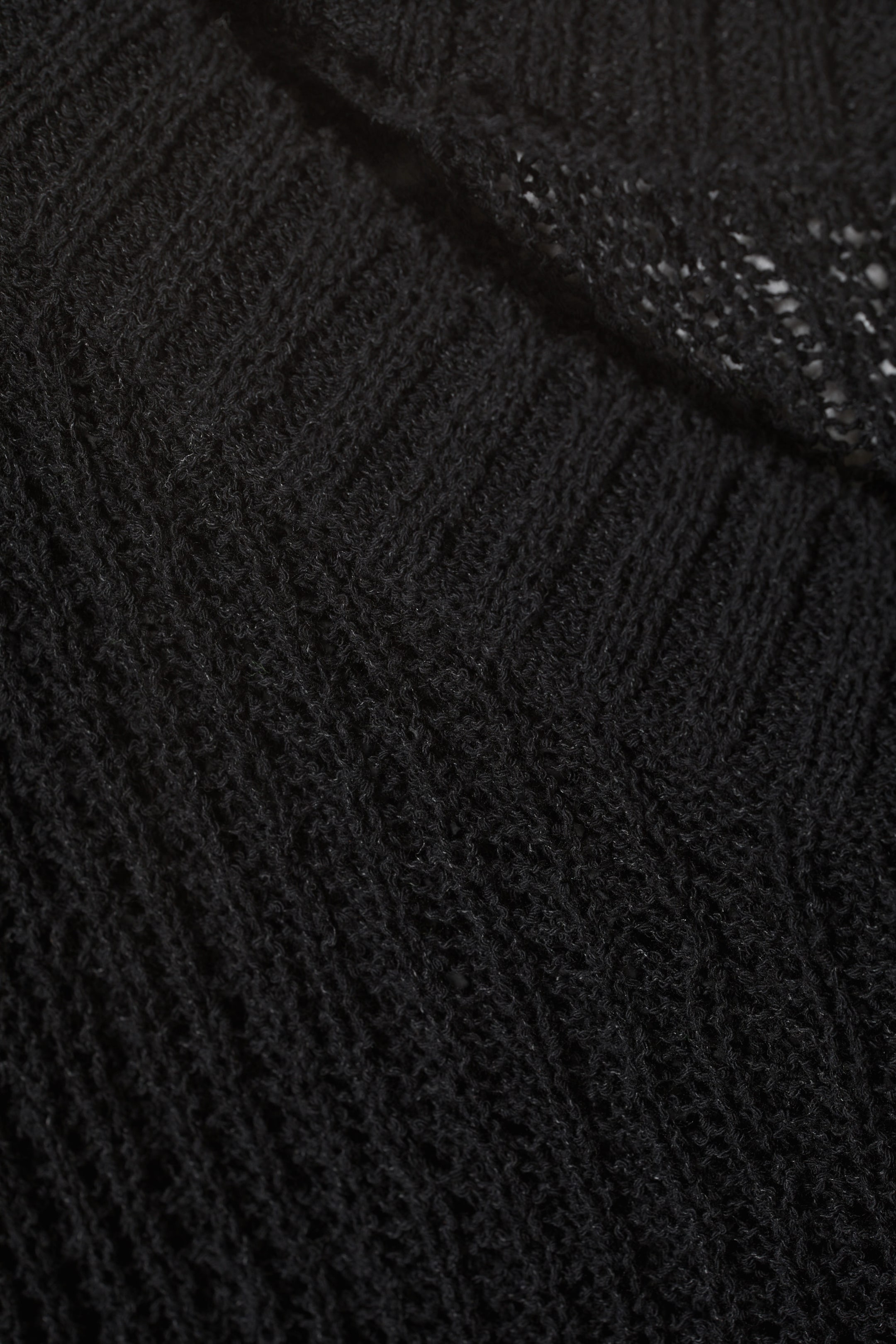 Zwart - Dilaria oversized trui - 1