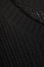 Zwart - Dilaria oversized trui - 1