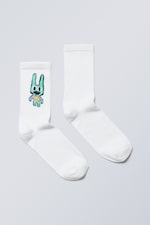 Hase - Bedruckte Sportsocken - 0
